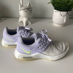 Nike air max white and purple